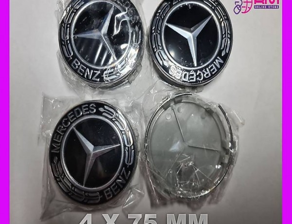  Benz Nabenkappen Schwatz