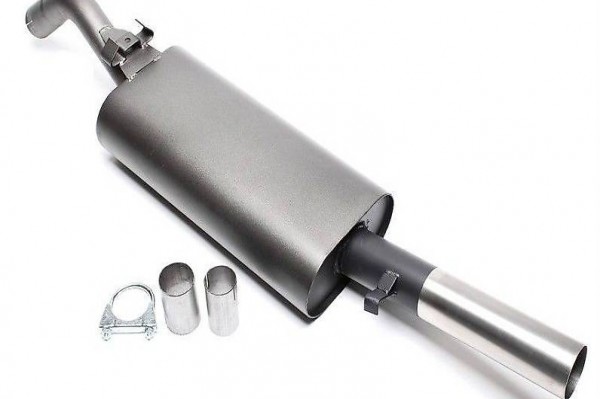  SPORT-AUSPUFF - ENDSCHALLDÄMPFER + ABE 1x60 mm VW GOLF 2 19E