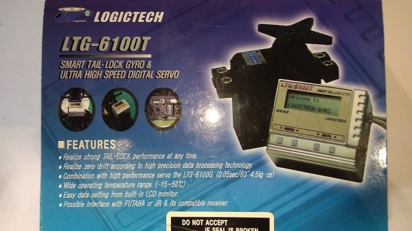 LOGICTECH LTG-6100T GYRO/KREISEL inkl.SERVO LTS-6100G NEU
