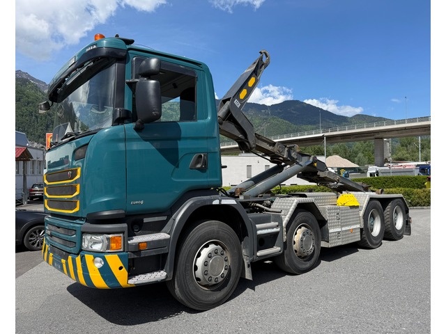 SCANIA, G490 8x4, E6, UT 26ton, Abrollkipper (Haken)