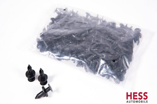  Schwarze Klips für die Befestigung der Innenverkleidung