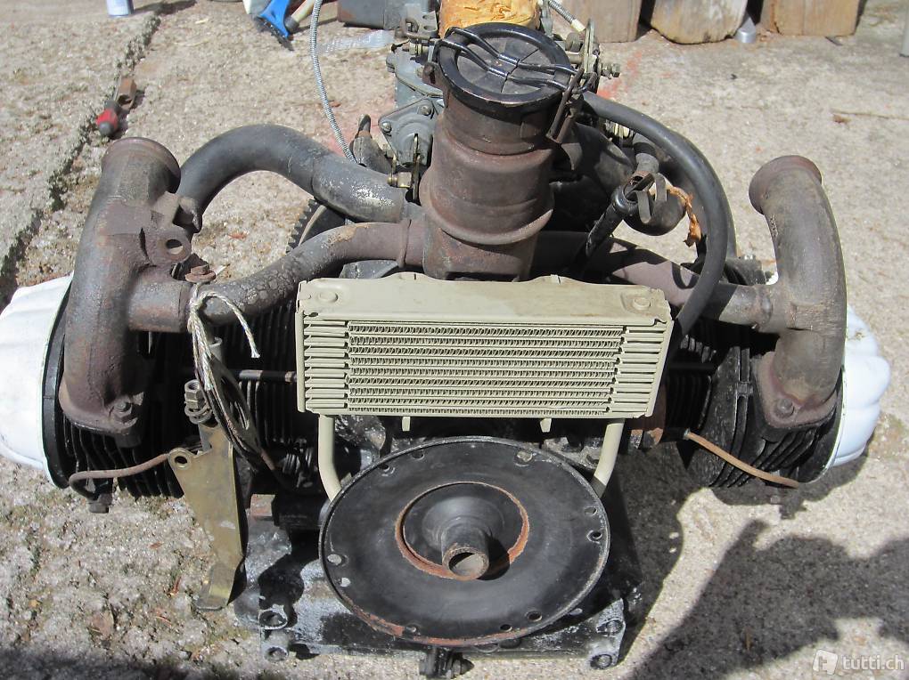 2CV Motor Citroën / Döschwo / 2CV-Motor Oldtimer