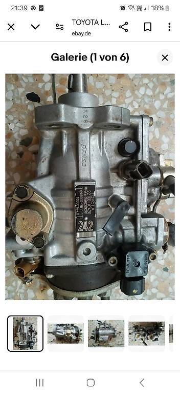 Diesel pumpe für toyota hdj100