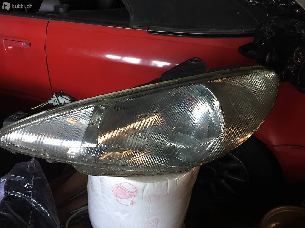 Peugeot 206 Linker Scheinwerfer Original nur 99Fr