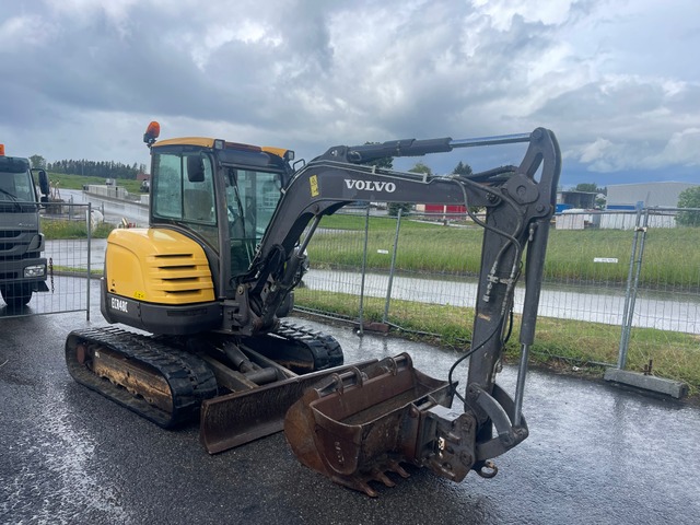 volvo, ecr48c, bagger