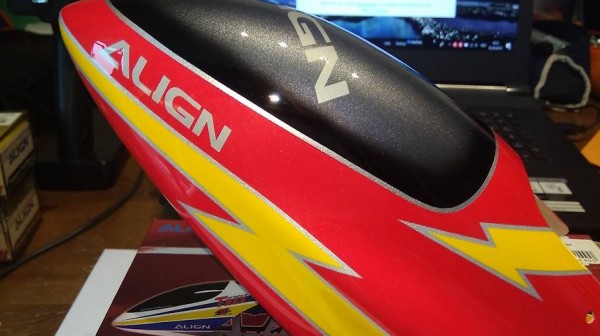 ALIGN T-REX 450 PAINTED CANOPY / HAUBE 07. HC4010T
