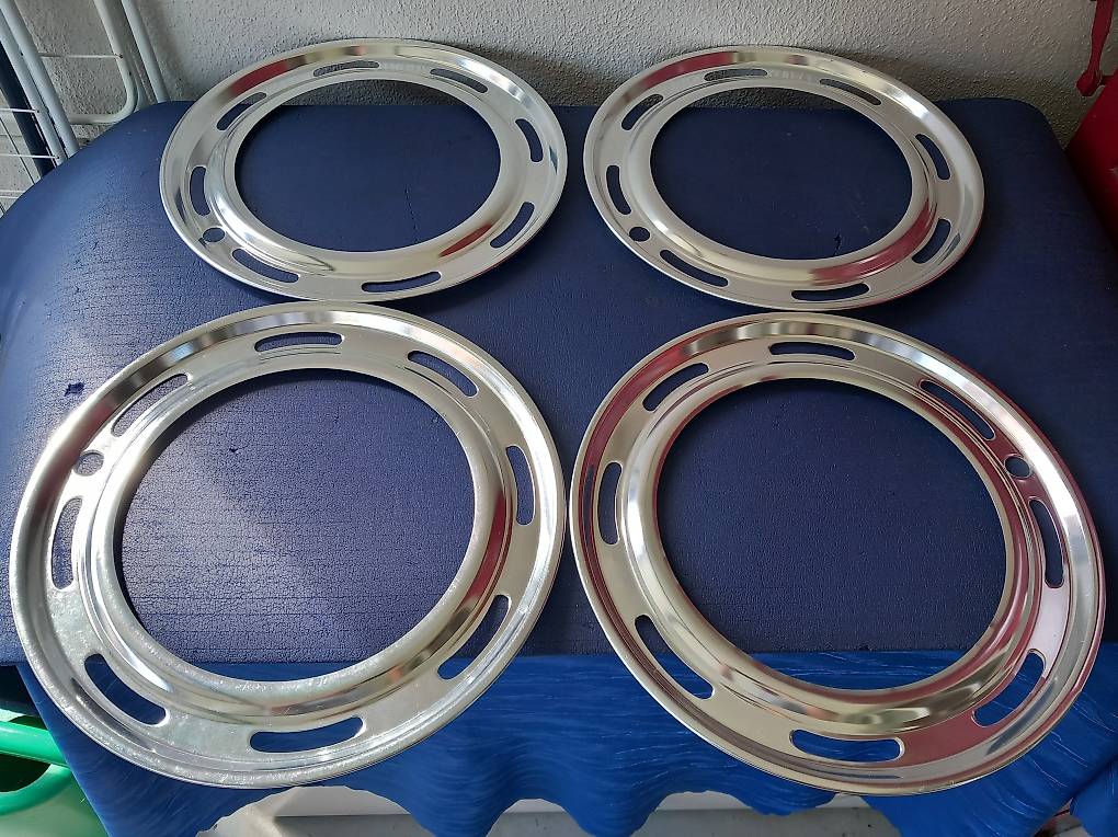 vw käfer zierringe 5 Loch Felgen neue.