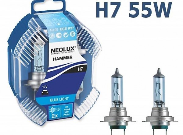  H7 55W AMPOULES - NEOLUX XENON BLUE BLANC XENON