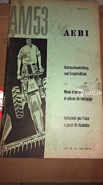 Aebi AM 53 Ersatzteilliste (PDF)