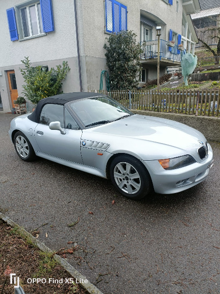 Gepflegter BMW Z3 Roadster Hardtop 1997 140 PS silber