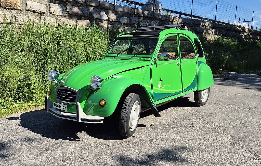 Citroen 2 CV 6 "i fly bleifrei" Veteranenfahrzeug