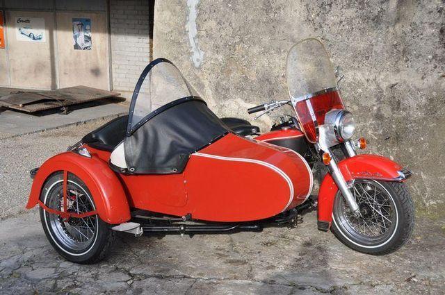 harley-davidson flh early shovel gespann