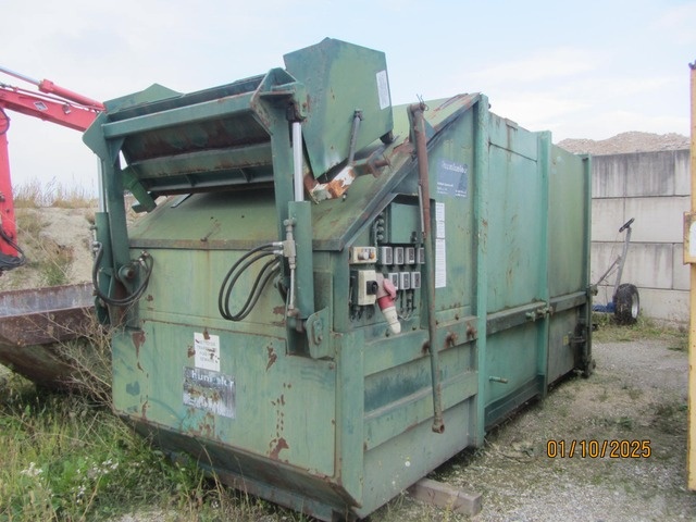 Compacteur LUDDEN + MENNEKES, Abrollcontainer / Mulden