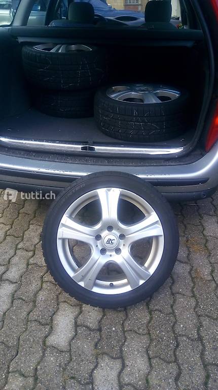 VENDO 4 Cerchi RC con Gomme 80% Marca EuroWinter Invernali