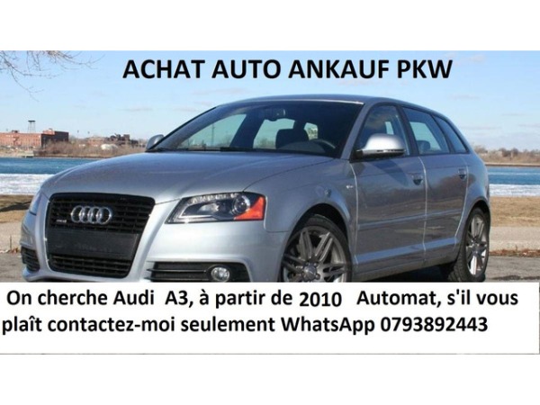Achat une Audi A 3