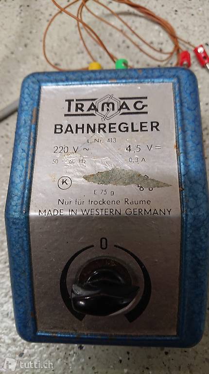 Trafo Modelleisenbahn Bahn Bahnregler Tramag