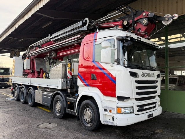 scania, r580 v8 cormach 120000 tech, sonder-/spezialaufbauten