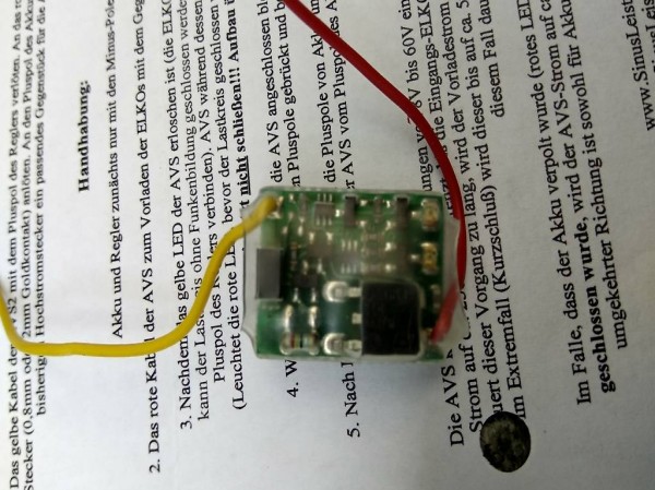 BLITZSCHUTZ für LIPO aktive Vorladeschaltung AVS2 (250mA)