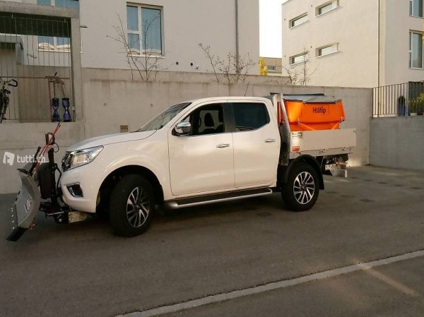 Salzstreuer für Nissan Navara mit Vorbefeuchtung, Sole, GPS