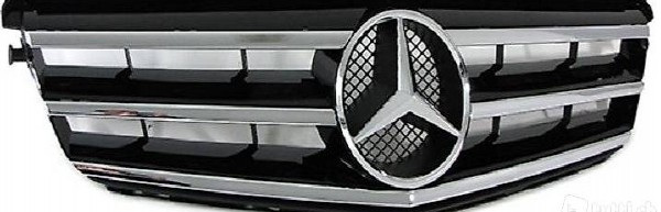  MERCEDES C-KLASSE - SPORTGRILL CHROMLEISTEN