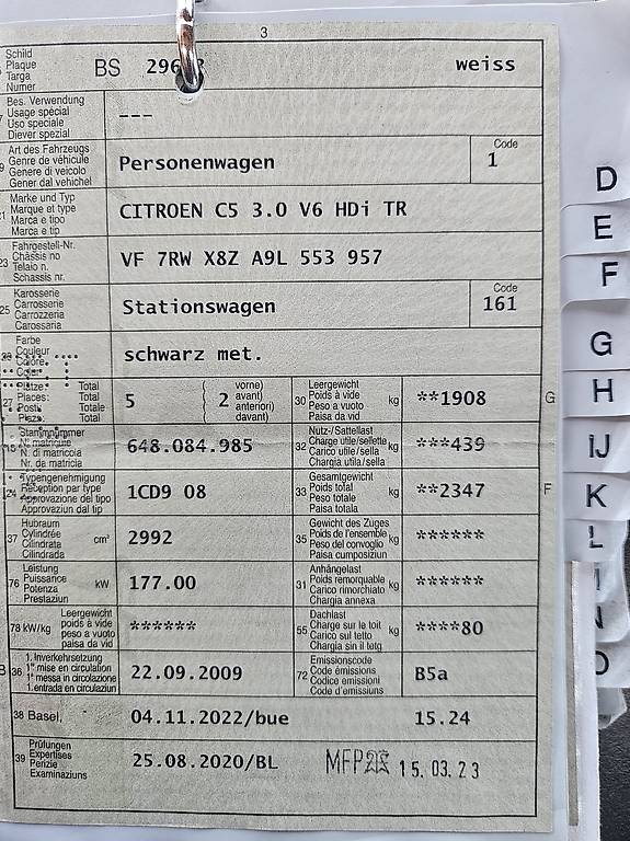 Citroen c5 3.0 diesel