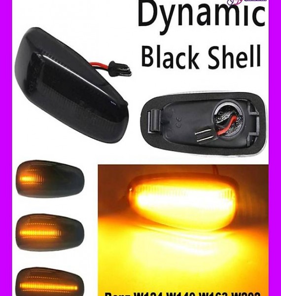  Benz W12 Blinker schwarz
