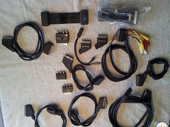 SCART KABEL / ADAPTER (SCART-SCART / SCART-CINCH / ect.)