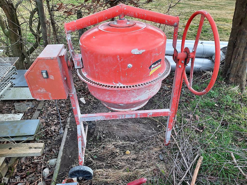 Betonmischer einsatzbereit