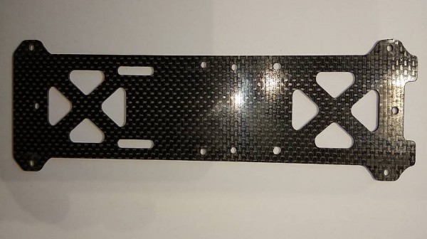 ALIGN T-REX 550 BODEN-GRUNDPLATTE CARBON