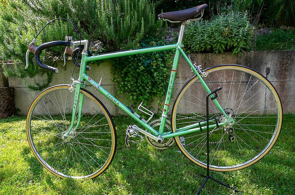 Vintage Tigra Rennvelo 1979 aus 1. Hand mit Brooks Sattel