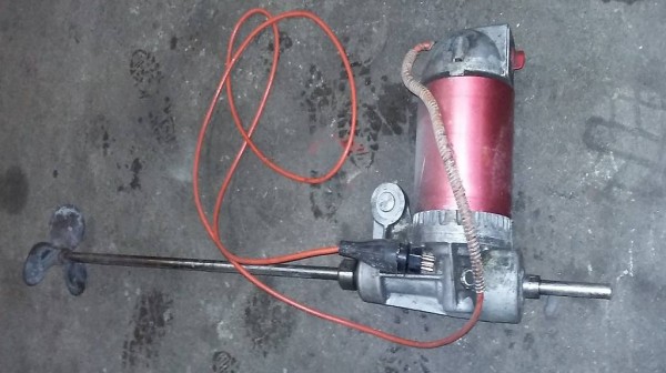 alter grosser starker Mischer / Mixer Rührwerk Betonmischer