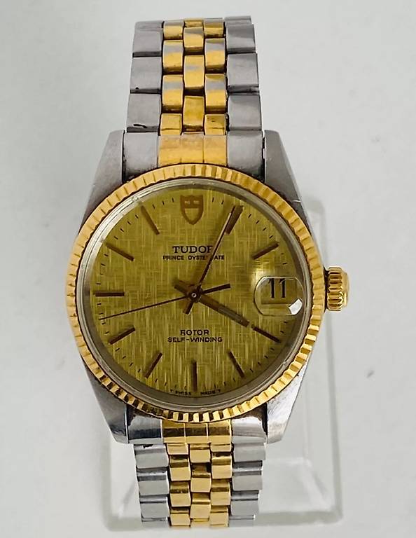 Tudor Prince Oysterdate 72033 Automatikuhr 18KYG/SS