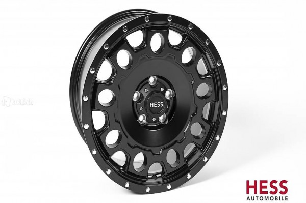  Mattschwarze 18 Zoll HESS Alufelgen H50 VW Amarok / T5 / T6