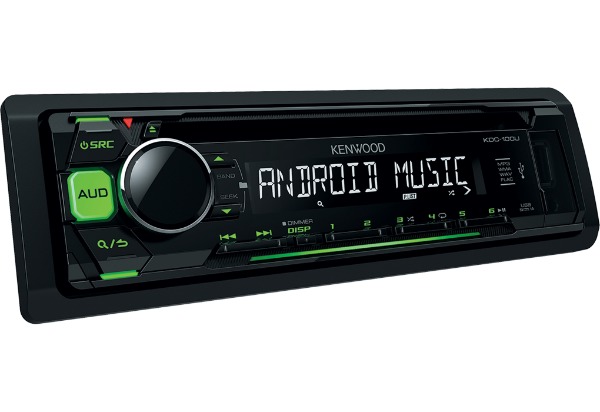 Kenwood KDC 100 grün CD Radio USB Aux Color grüne Tasten