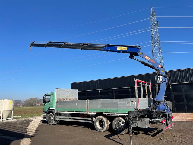 scania, p400 6x2, kran