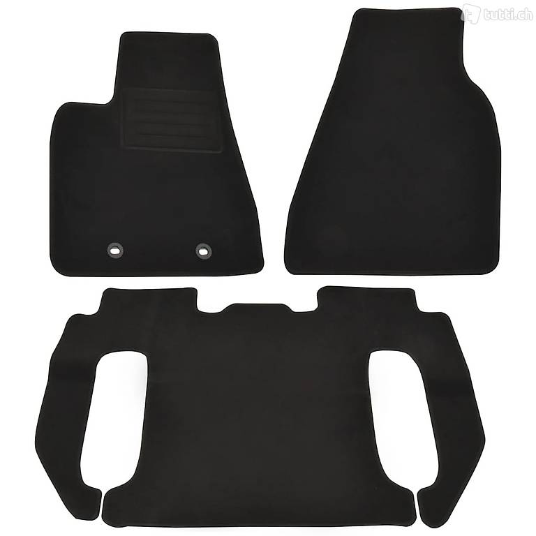  3-tlg. Autofussmatten-Set für Tesla Model X