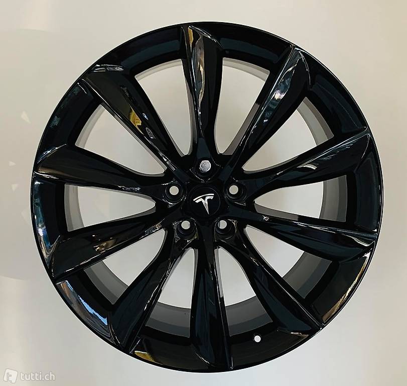  Tesla Felgen 22 Zoll in schwarz