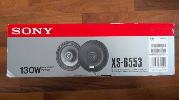 SONY CAR Auto Lautsprecher 2 Weg 16,5 cm Neu OVP