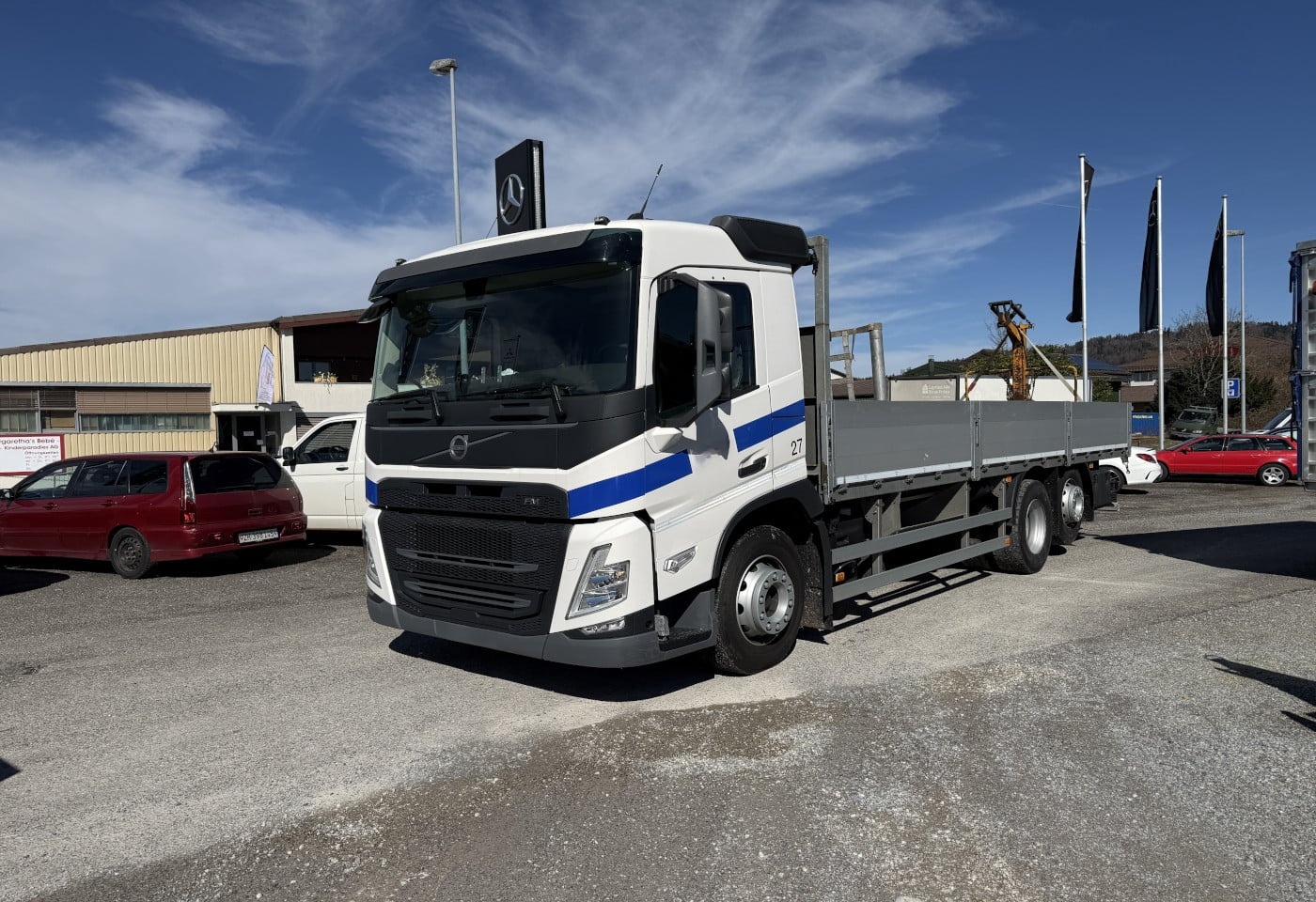 VOLVO, FM-500 6x2R Brücke / Pritsche / Swiss-Vehicle, Brücke/Pritsche