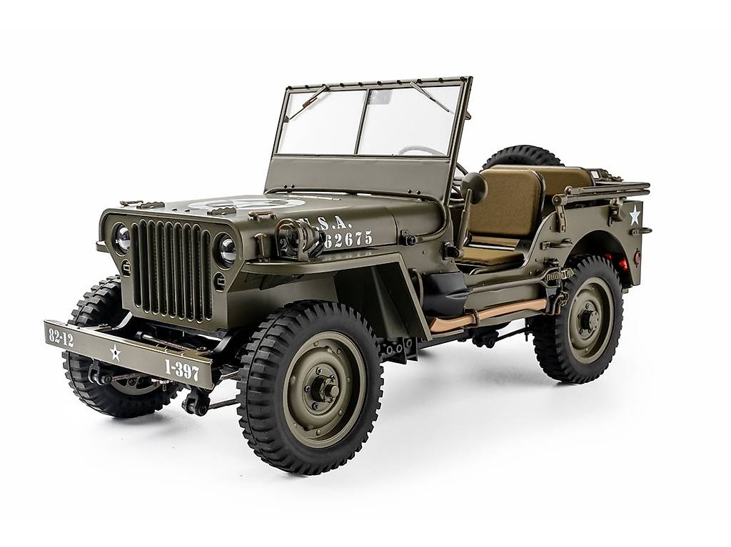 Willys Jeep Rochobby 1941 MB Scaler 1:12 4WD - RTR-Set