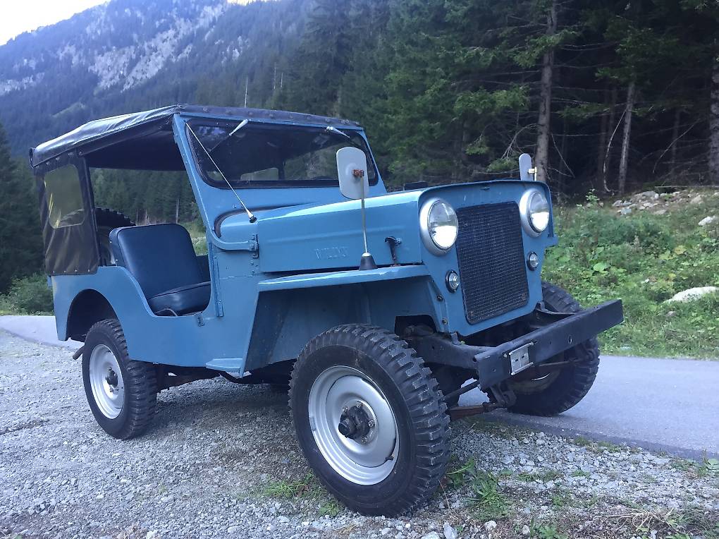 Jeep CJ Veteran - Willys CJ3B 1957 zu verkaufen, aufgrund Platzmangel