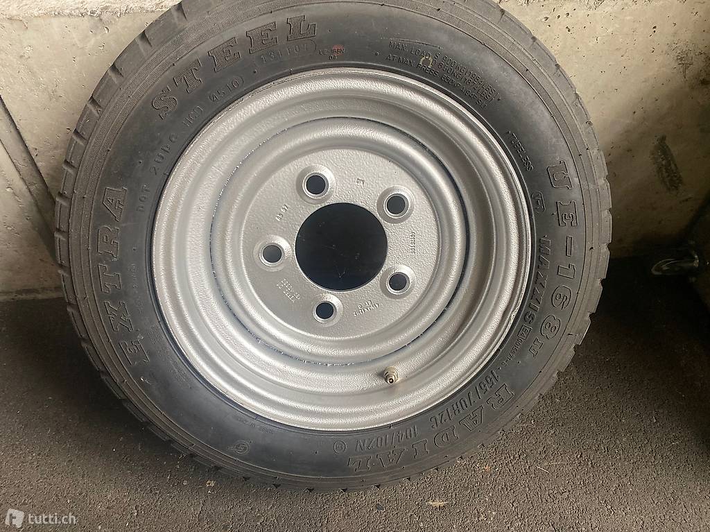 Reserverad 12 Zoll für z.B. T4 Baldinger