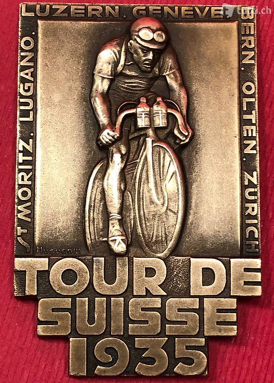 Tour de Suisse Medaille 1935 (10. Platz)