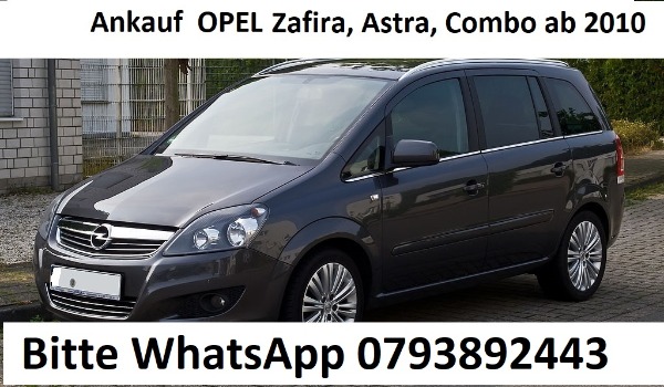 Ankauf Opel Zafira, Astra, Corsa, Meriva, Insignia