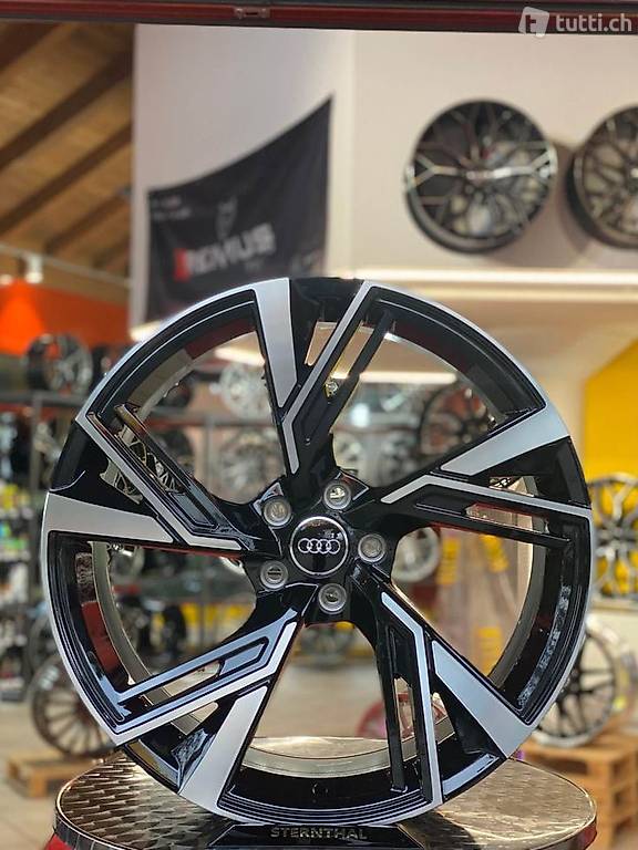  SIGMA 803 8.5x19 ET40 Schwarz Front Poliert Audi, VW, Seat