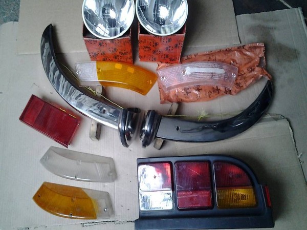 alfa spider phares, feux, pare chocs