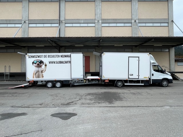 IVECO, 35 S 18H A8 HIi-Matic 8-Gang Durchlader, Alukofferaufbau