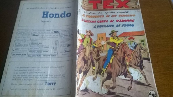 TEX ALBO D"ORO da LIRE 50 ORIGINALI