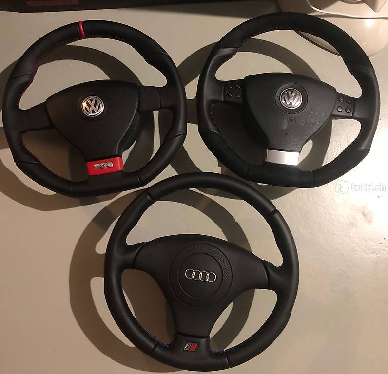 Neu bezogene Lenkräder VW, Audi