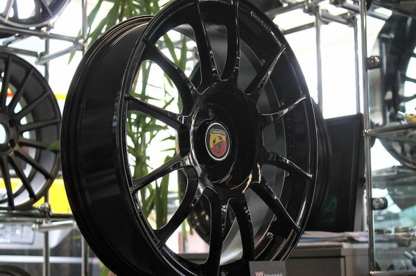  Fiat 500 Abarth Xtreme Light Felgen Schwarz 17 Satzpreis
